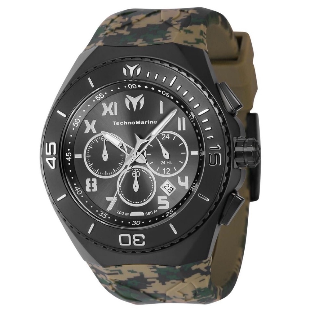 TechnoMarine Manta Men's Watch - 48mm,
Khaki, Brown, Green New